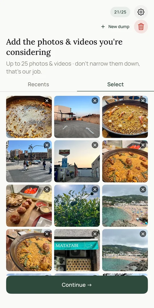 Add your maybes in the lala dump app